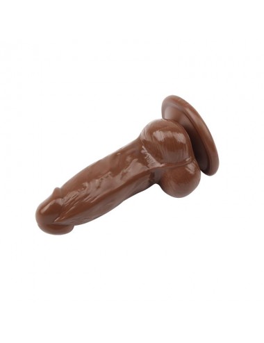 Dildo Jumbo Jack 6 con Vibracion marron