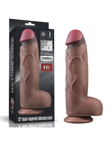 Dildo Silicona Dual Layered XXL 12