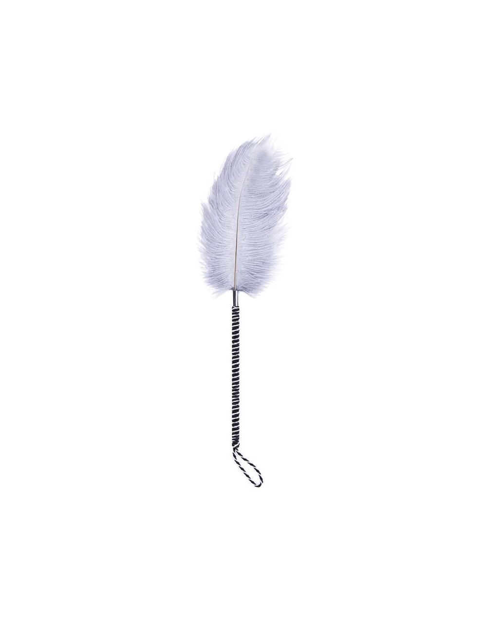 Plumas Estimuladoras 46 cm Blanco Negro