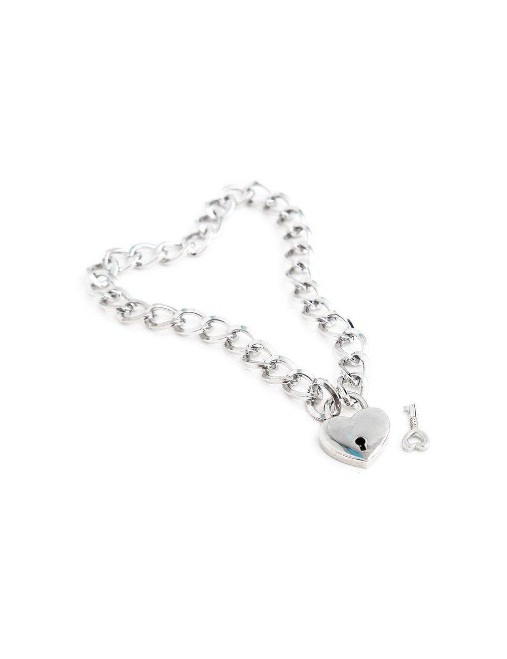 Collar con Candado Metal Talla M 44 cm