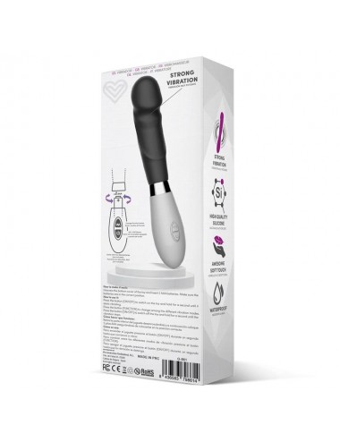 Louver Vibrador Silicona Negro