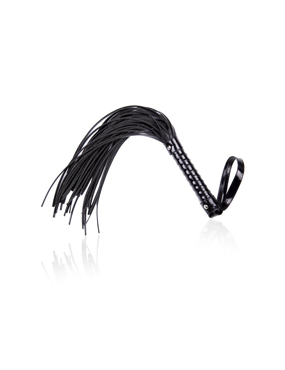 Flogger con Mango Brillante 44 cm Negro