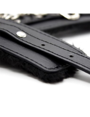 Esposas con Forro Interior Ajustables 30 cm Negro