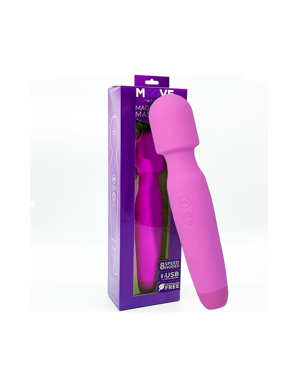 Magic Wand Masajeador Silicona Purpura