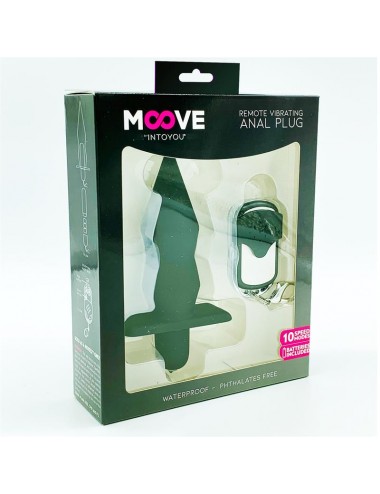 Plug Anal con Vibracion y Control Remoto Negro