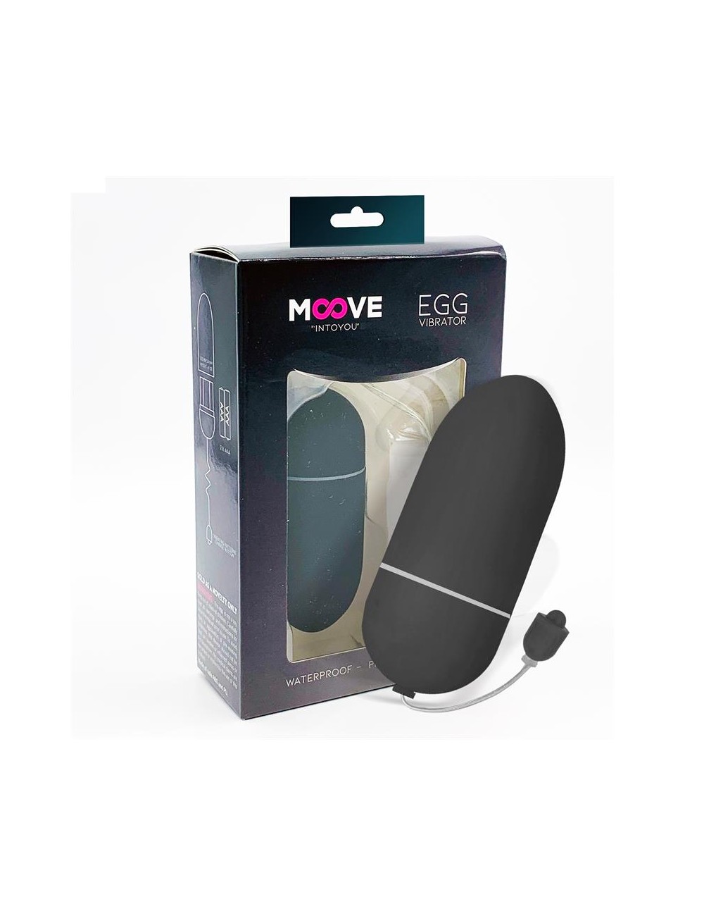 Huevo Vibrador 10 Funciones Negro
