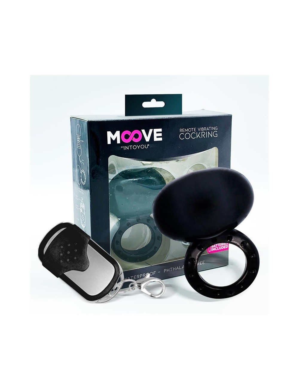 Anillo Vibrador con Control Remoto Negro