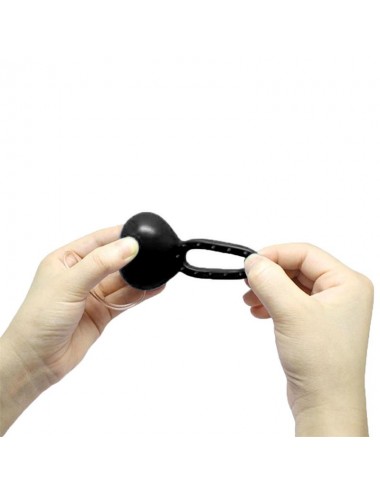 Anillo Vibrador con Control Remoto Negro