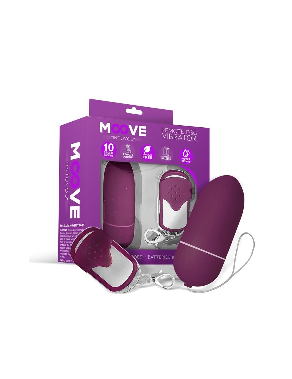 Huevo Vibrador con Control Remoto Dark Purple