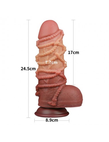 Dildo Dual Layer Tamano King Nature 95
