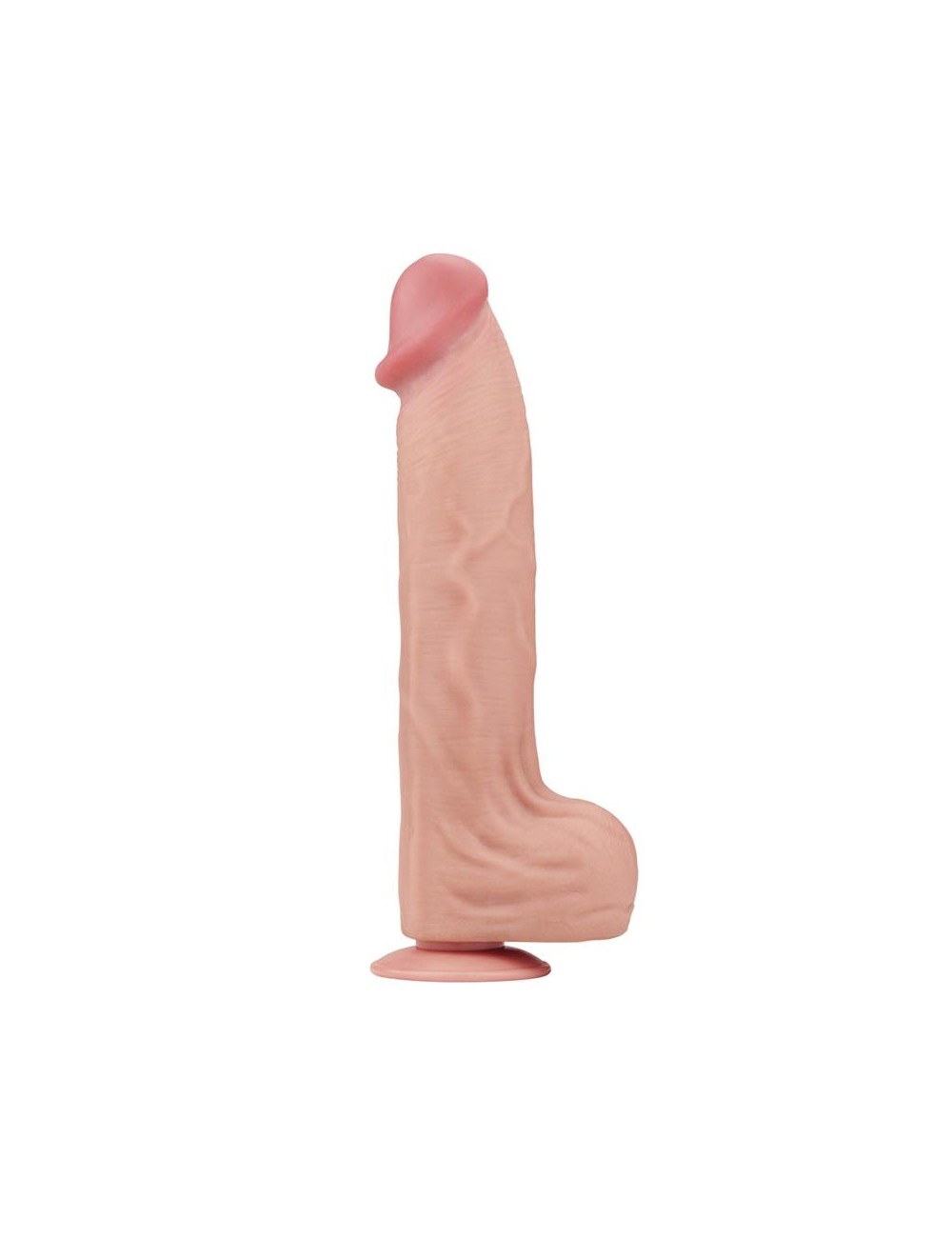 Dildo Dual Layer Piel Retractil 14
