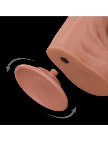 Dildo Dual Layer Piel Retractil 14