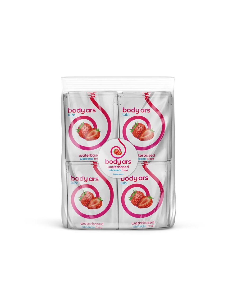Monodosis Gel Lubricante Base Agua Fresa acida 100 x 4ml