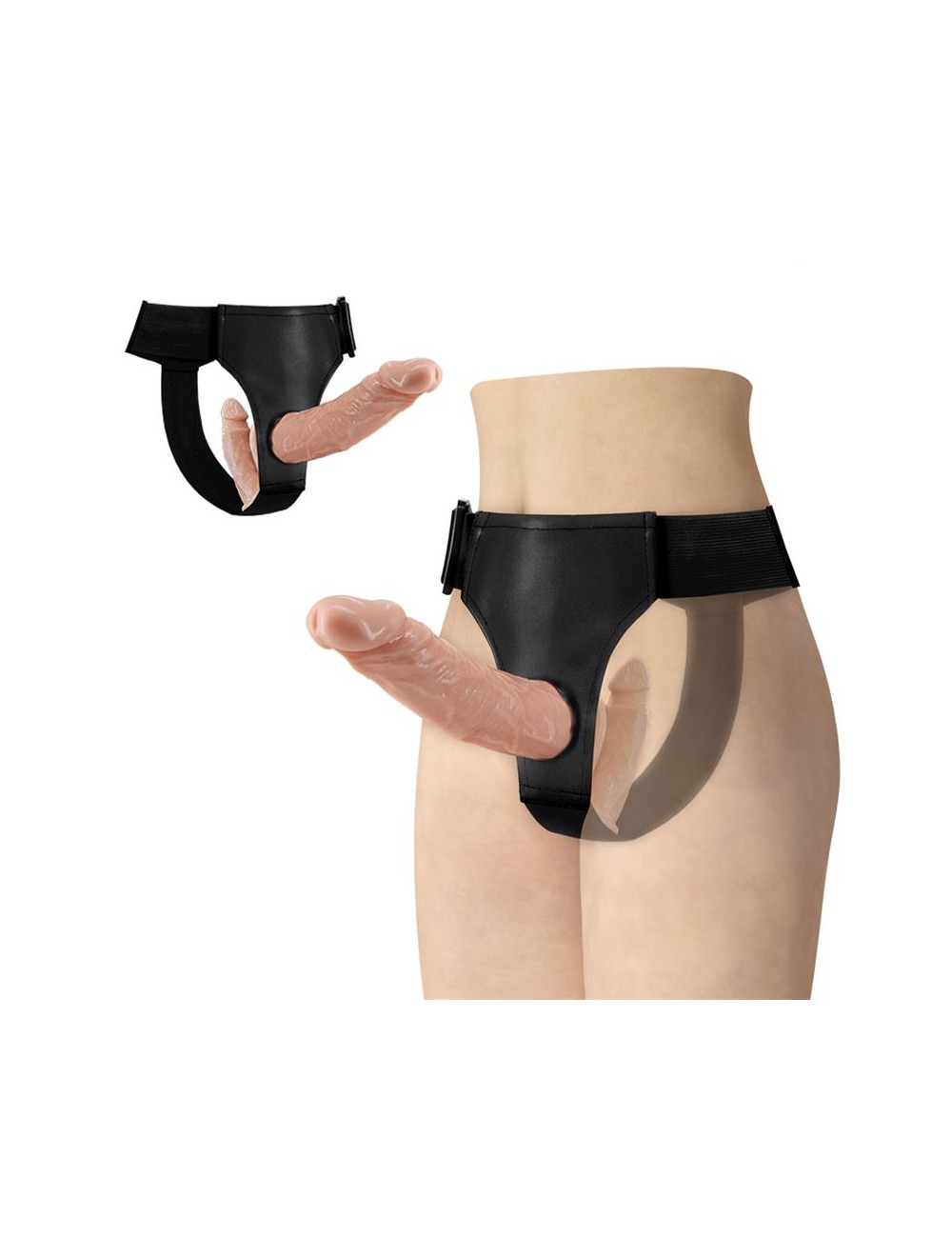 Arnes con Dildo Doble 71 59