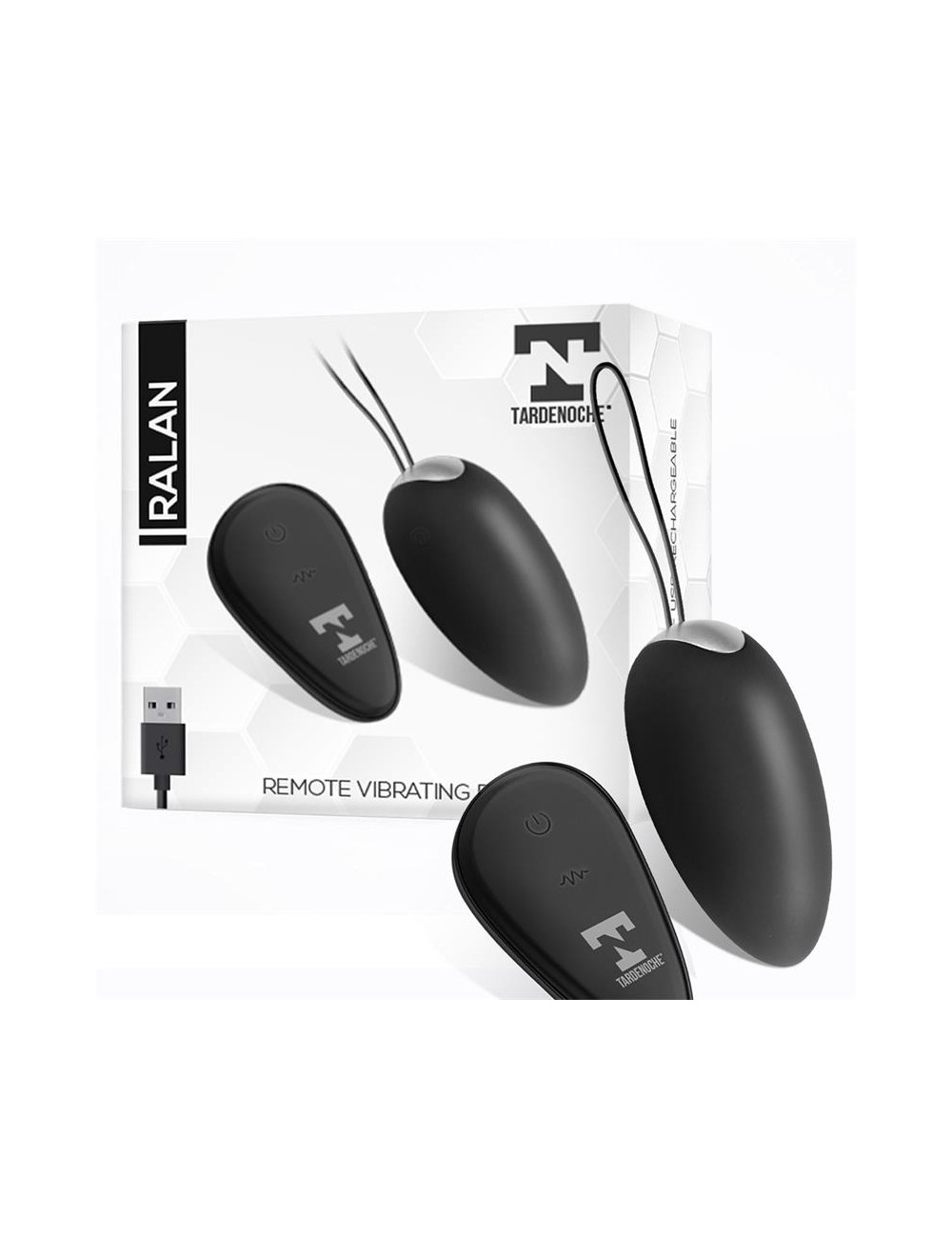 Ralan Huevo Vibrador con Control Remoto USB Magnetico
