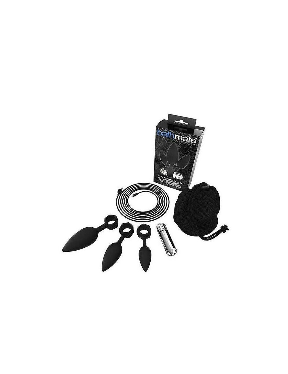 Set de 4 Plugs Entrenamiento Anal con Vibracion