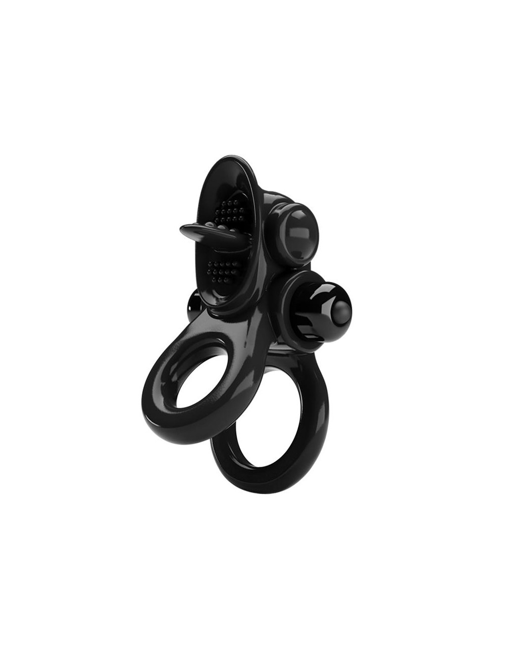 Passionate Anillo Doble para el Pene con Vibracion