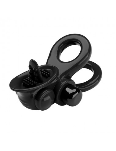 Passionate Anillo Doble para el Pene con Vibracion