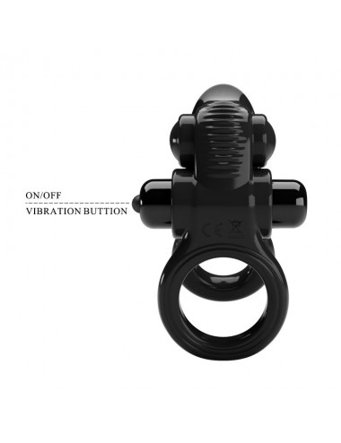 Passionate Anillo Doble para el Pene con Vibracion