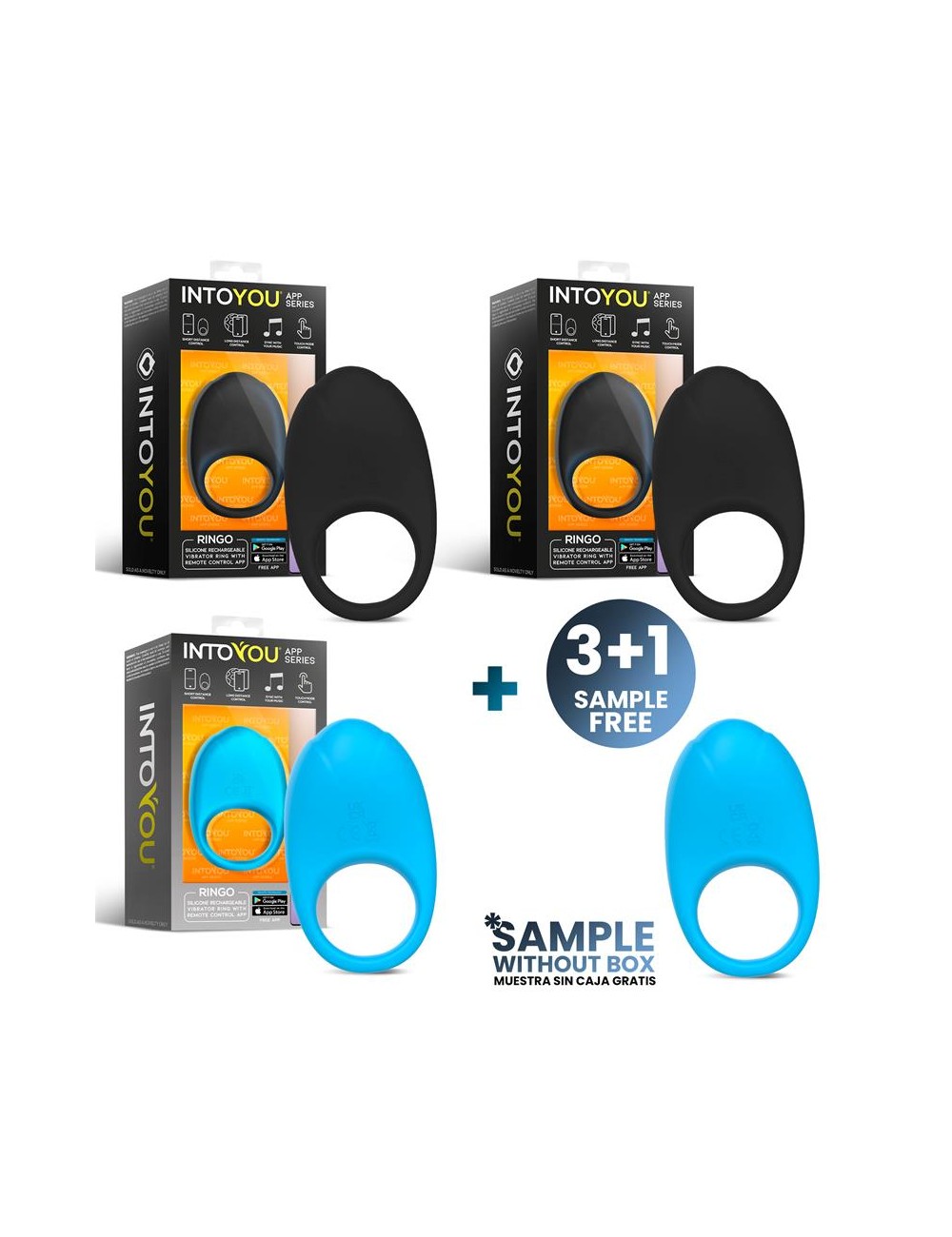 Pack 31 Ringo Ringo Anillo Vibrador con APP