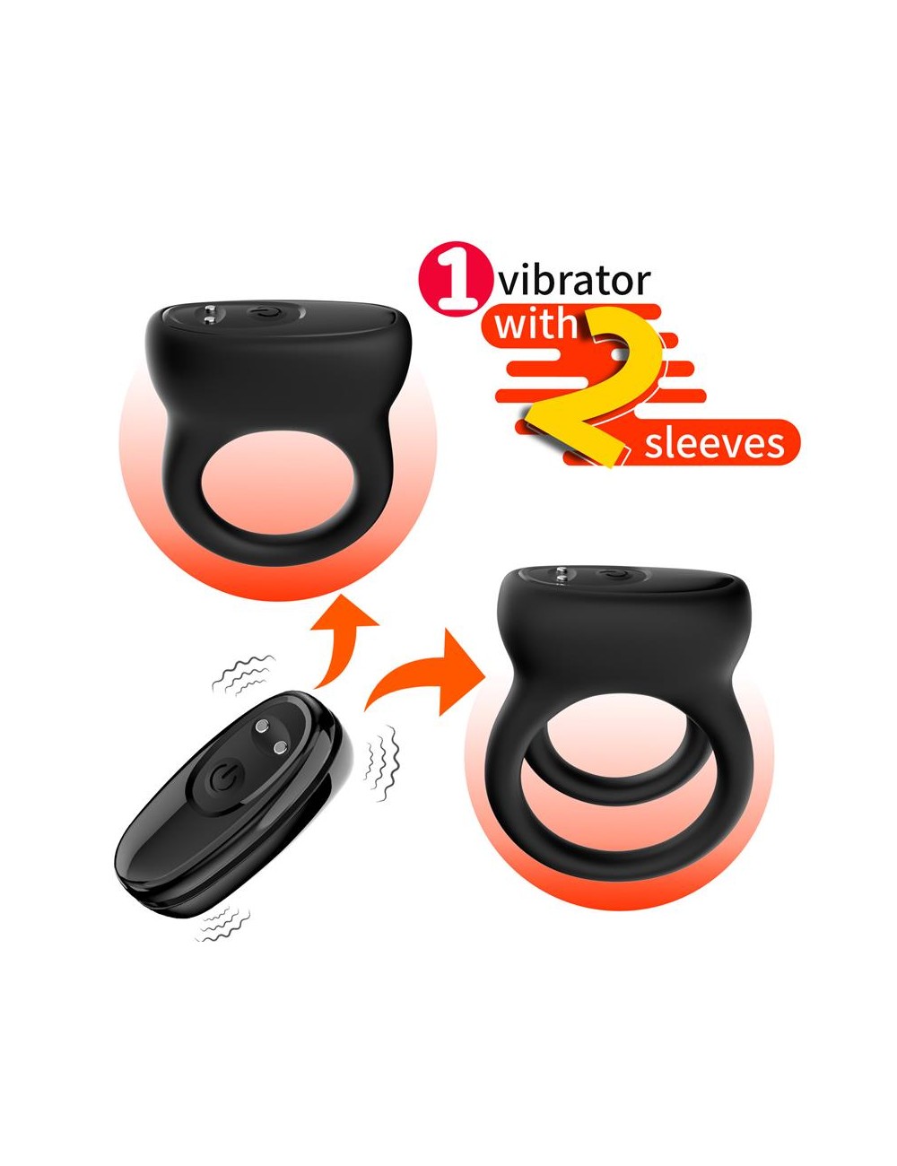 Set 2 Anillos para el Pene