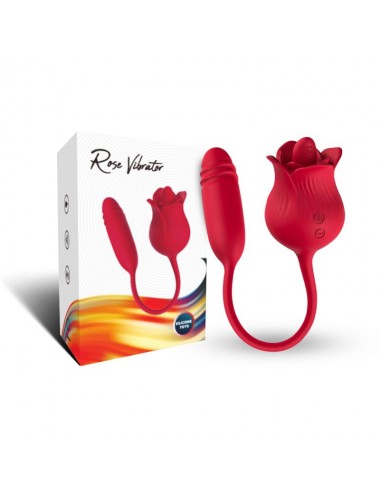 Rosa Vibradora con Licking y Thrusting USB