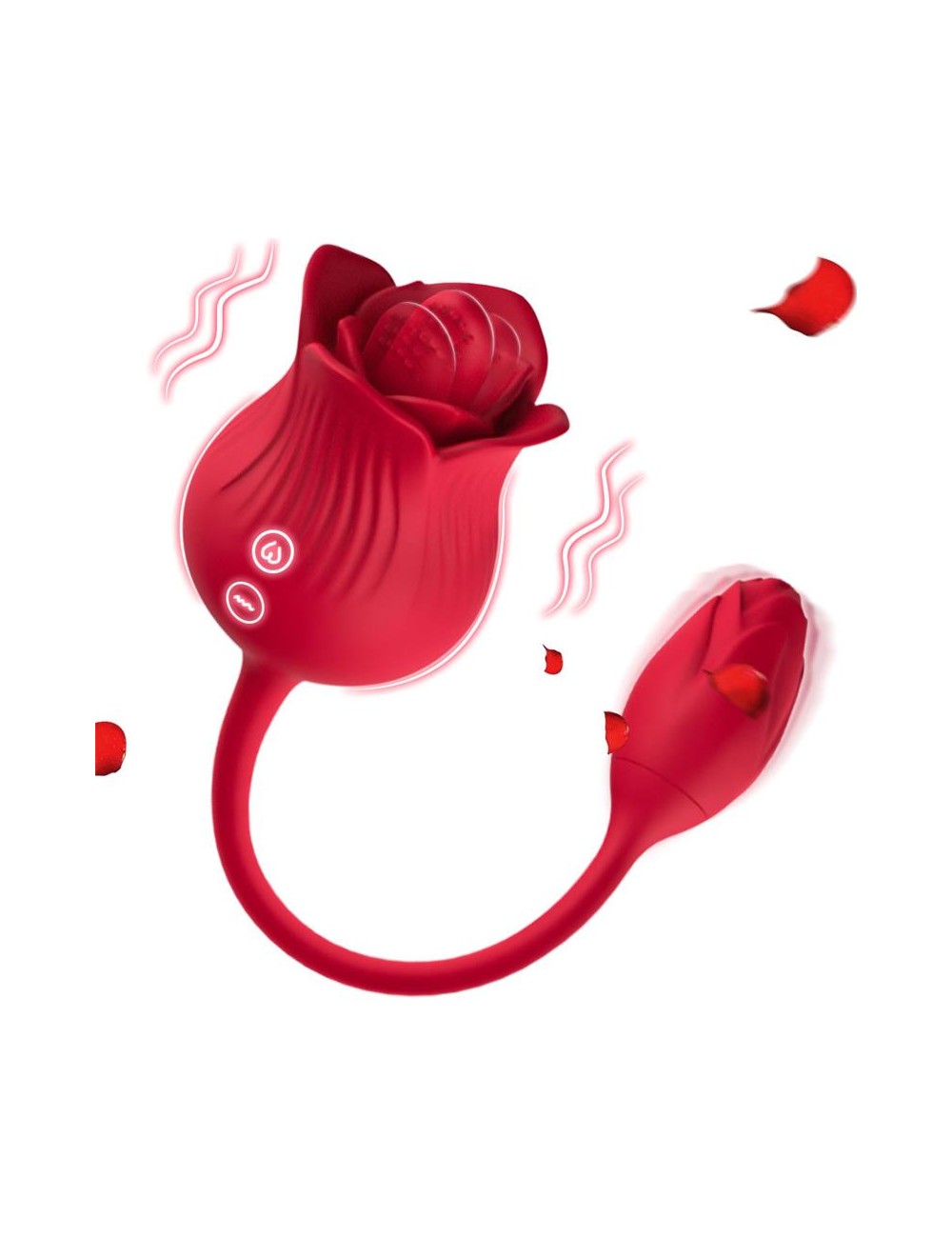 Rosa con Licking y Huevo Vibrador USB