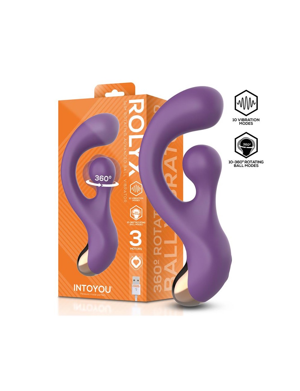 Rolyx Vibrador Avanzado con Bola 360º