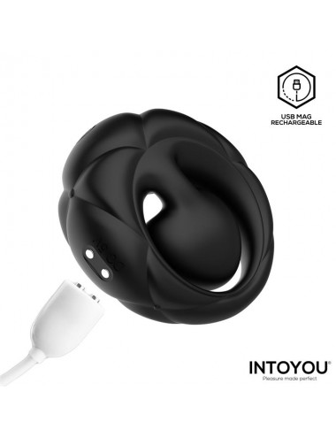 Torus Anillo Vibrador con Bola Clitoriana con Control Remoto USB