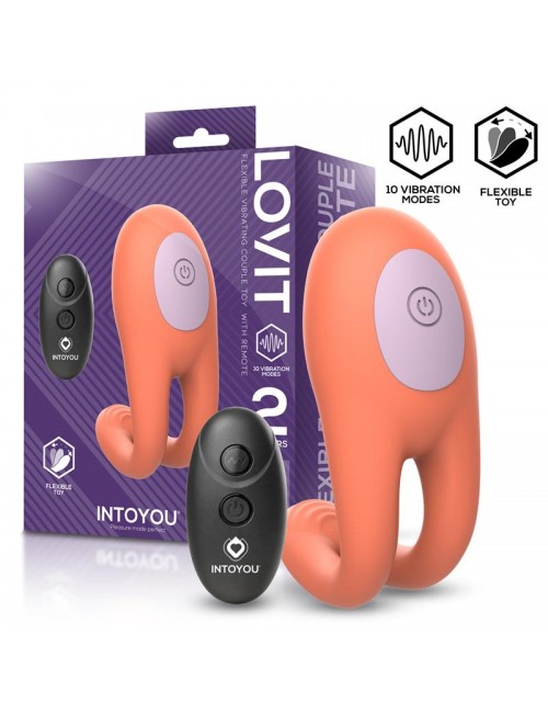 Lovit Vibrador de Pareja Flexible con Control Remote