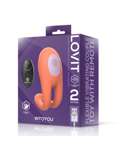 Lovit Vibrador de Pareja Flexible con Control Remote