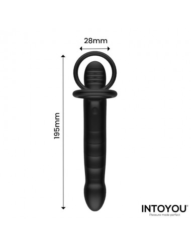 Magnor Dildo con Anillo Doble y Estimulador de Testiculos