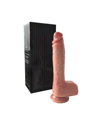 Dildo con Vibracion Thrusting y Calor 24 cm