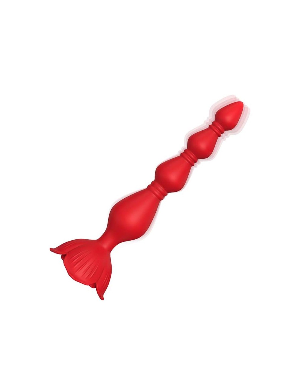 Cadena Anal con Vibracion Base de Rosa