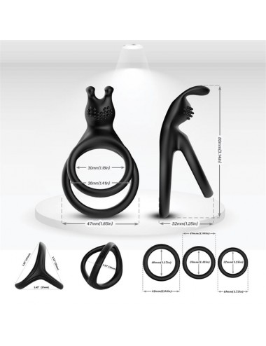 Set de Anillos para el Pene