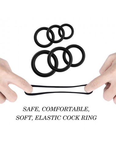 Set de 6 Anillos para el Pene