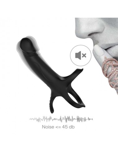 Dildo para Penetracion Doble con Vibracion