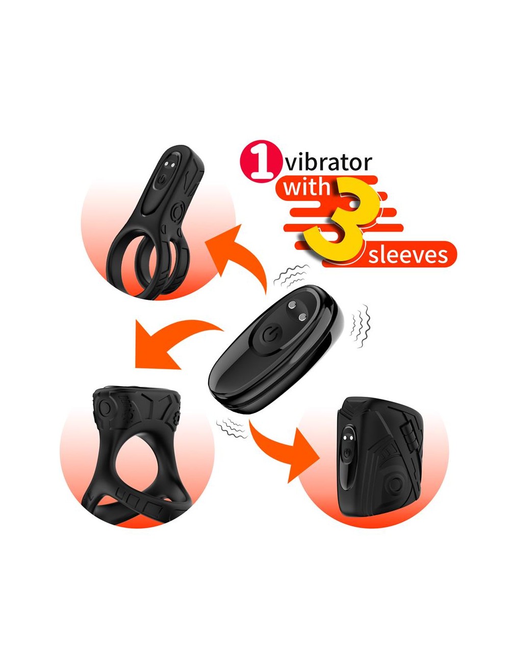 Set de Anillo para el Pene y Masturbador