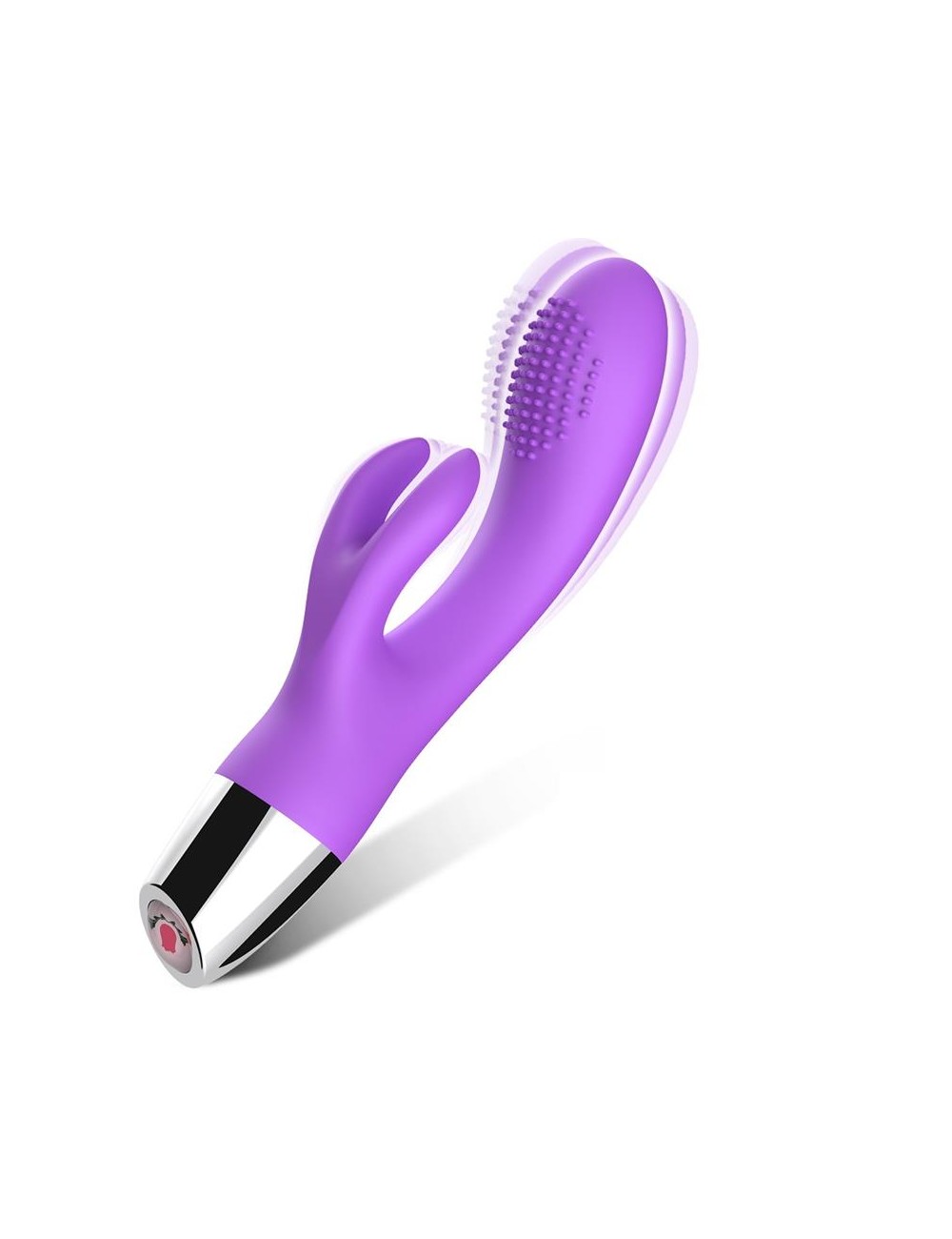 Vibrador Conejito Flexible Purpura