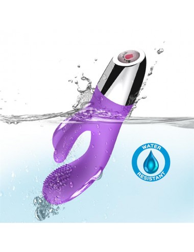 Vibrador Conejito Flexible Purpura