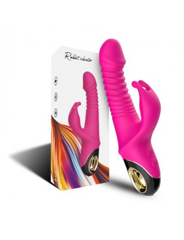 Vibrador con Thrusting y Oscilacion 360º Rosa