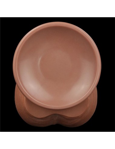 Dildo Dual Density Piel Desizante Retractil 115