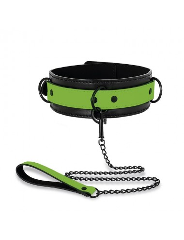 Collar con Correa que Brilla en la Oscuridad