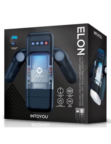 Elon Masturbador Inteligente Funcion Up and Down Calor Vibracion y Soporte Movil