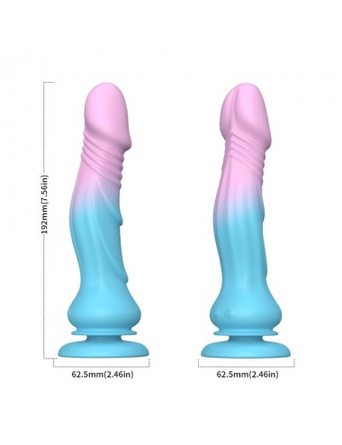 Dildo Vibrador con Thrusting y Ventosa 192 cm