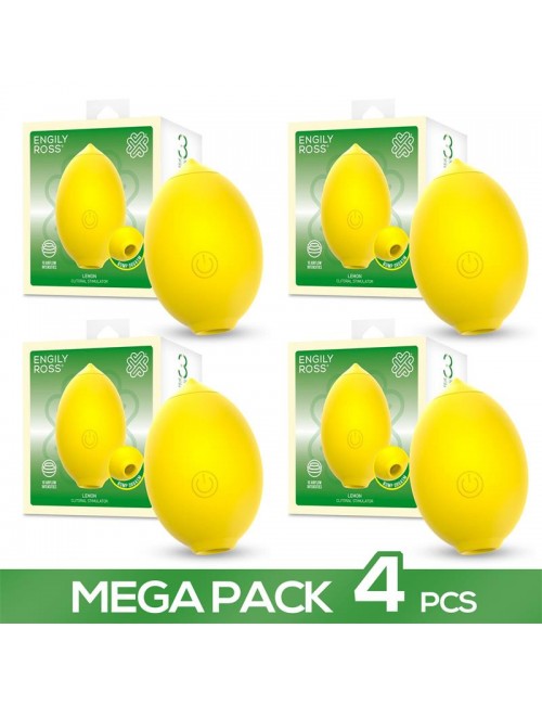 Pack de 4 Lemon Estimulador de Clitoris con Succion