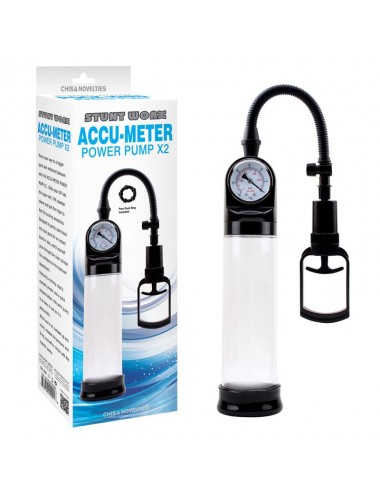 Masturbador Accu Meter Power Pump x2