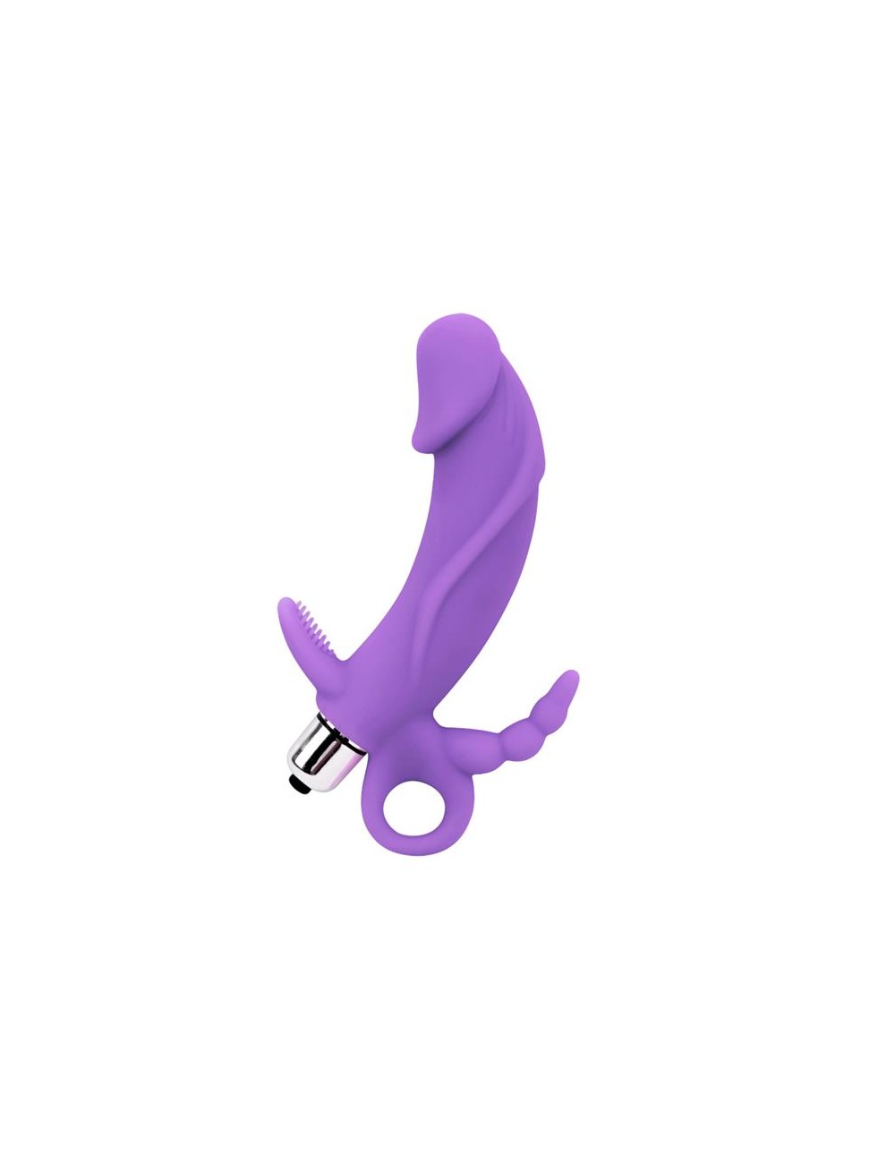Estimulador Venus 47 x 37 cm Silicona Purpura