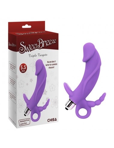 Estimulador Venus 47 x 37 cm Silicona Purpura