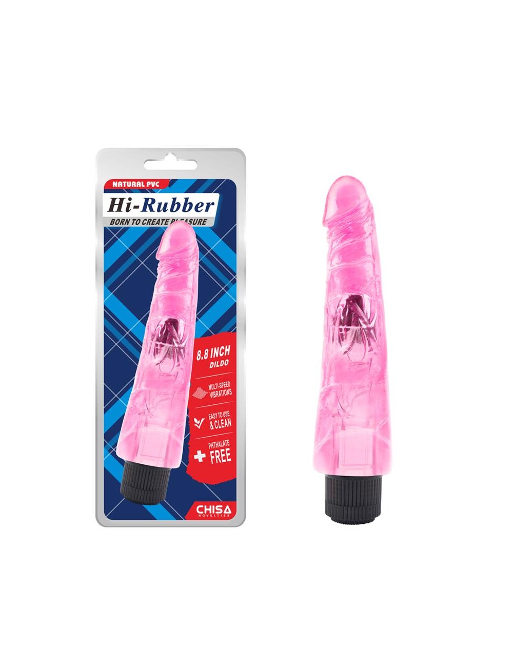 Vibrador Hi Rubber 88 Rosa
